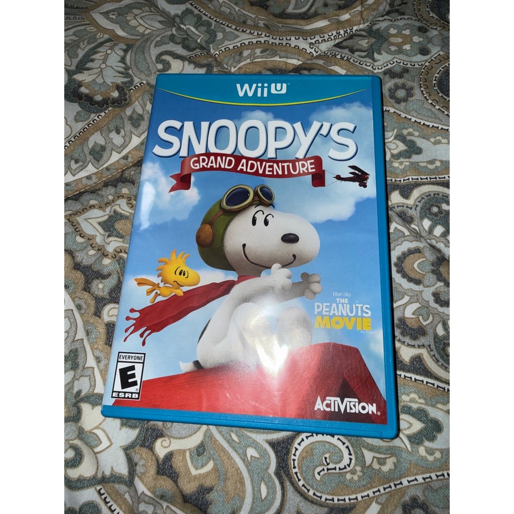 Snoopy's Grand Adventure Nintendo Wii U Game Peanuts Movie Activision WUP P BNEE